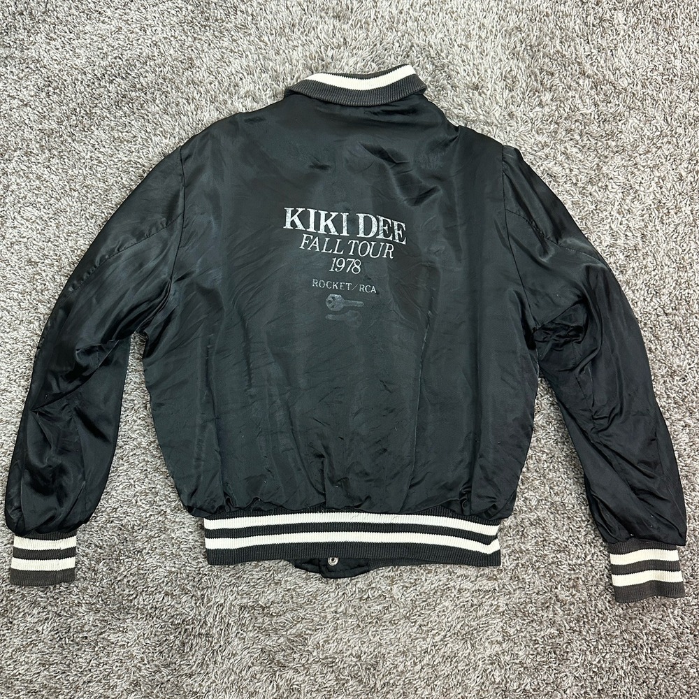 Vintage Empire Sporting Goods 1978 Kiki Dee Satin Varsity Jacket S/M